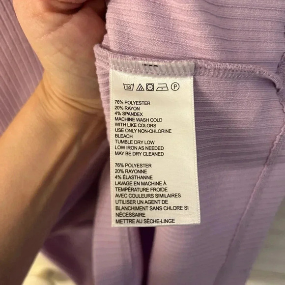 Urban Outfitters Rina Ribbed Knit fitted 3 Button Top size L - Picture 3 of 3